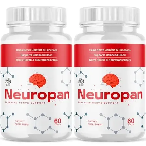 Neuropan botanical nerve comfort supplement bottle
